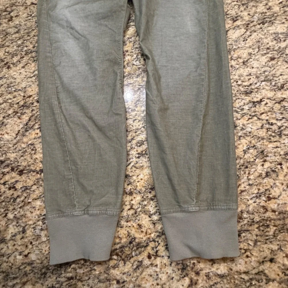 True Religion Mens Olive Green Corduroy Jogger Pants Size 42 Sportswear ws
